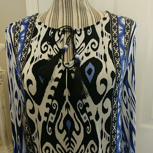 Ruby Rd. Abstract L/S Tunic - Picture 3 of 8
